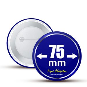 CHAPITA ALFILER 75 MM