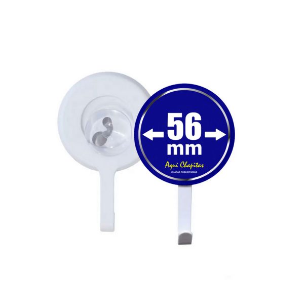 CHAPITA COLGADOR VENTOSA 56 MM
