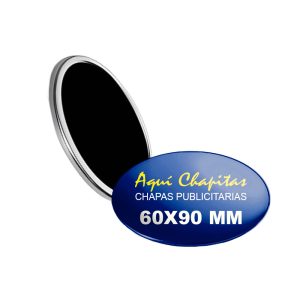 CHAPITA IMAN OVALADA 60X90 MM
