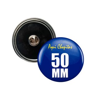 CHAPITA PIN MARIPOSA 50 MM