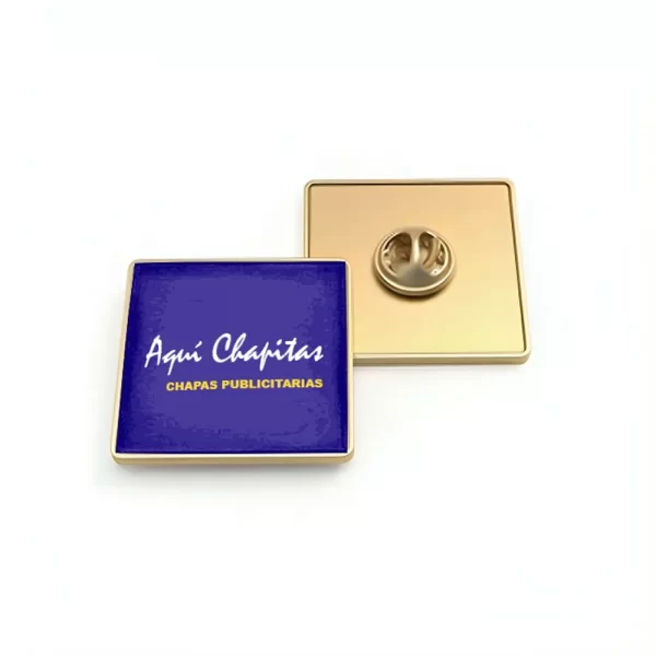 BROCHE PIN CUADRADO 25 MM